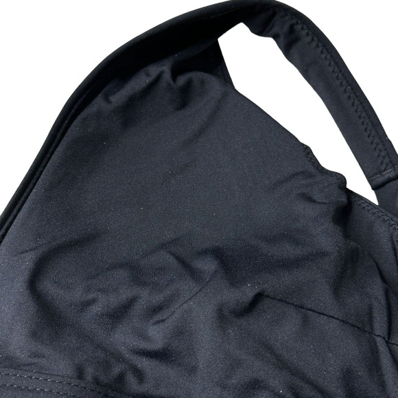 Everlane Renew V-Neck One Piece Swimsuit Black Women Small NWT Adjustable Straps - Picture 9 of 12